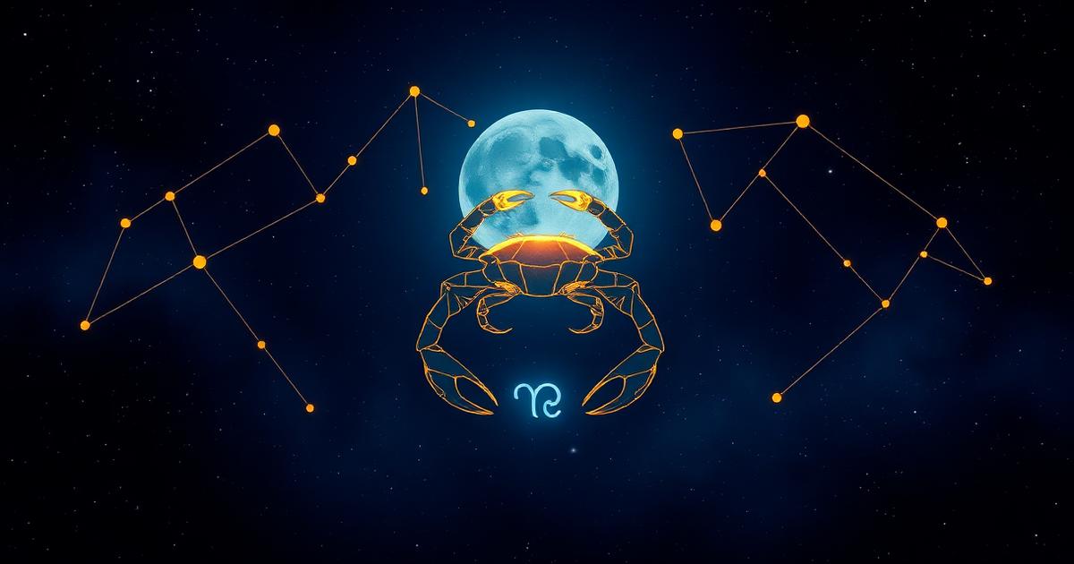 Cancer constellation artwork