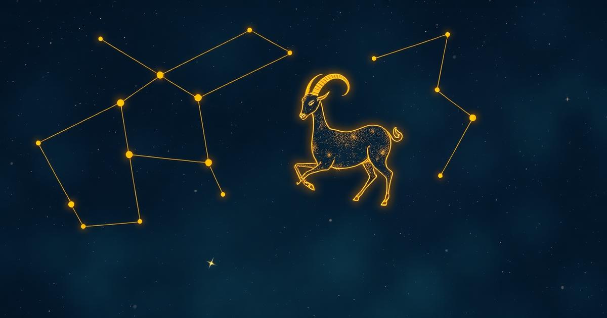 Capricorn constellation artwork