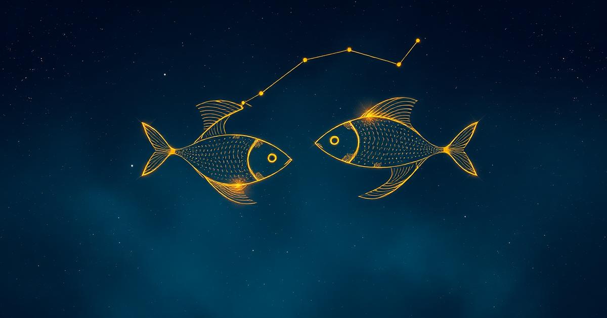 Pisces constellation artwork